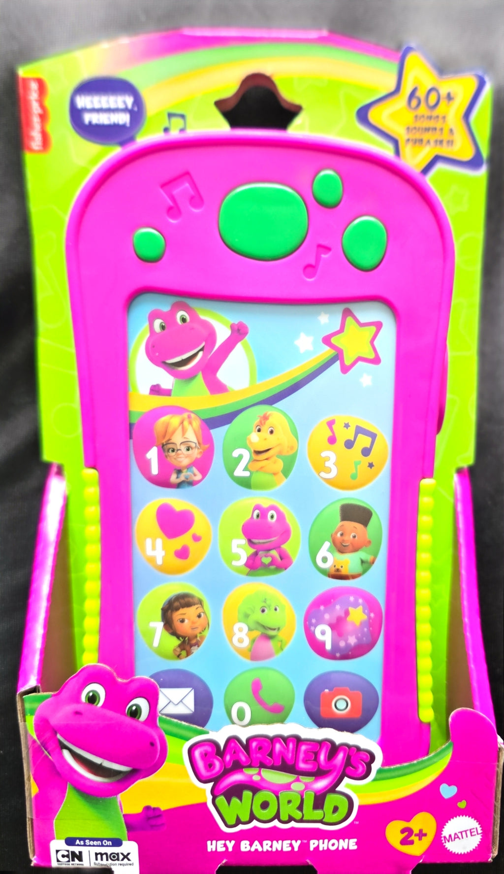 Barney's World Interactive Toy Phone with Music, Lights & Phrases for Kids Ages 2+