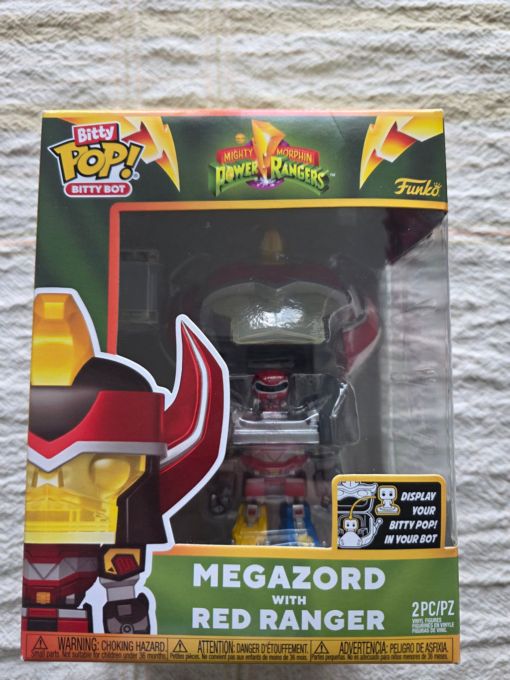 Funko Bitty Pop! Mighty Morphin Power Rangers Megazord with Red Ranger 2-Pack