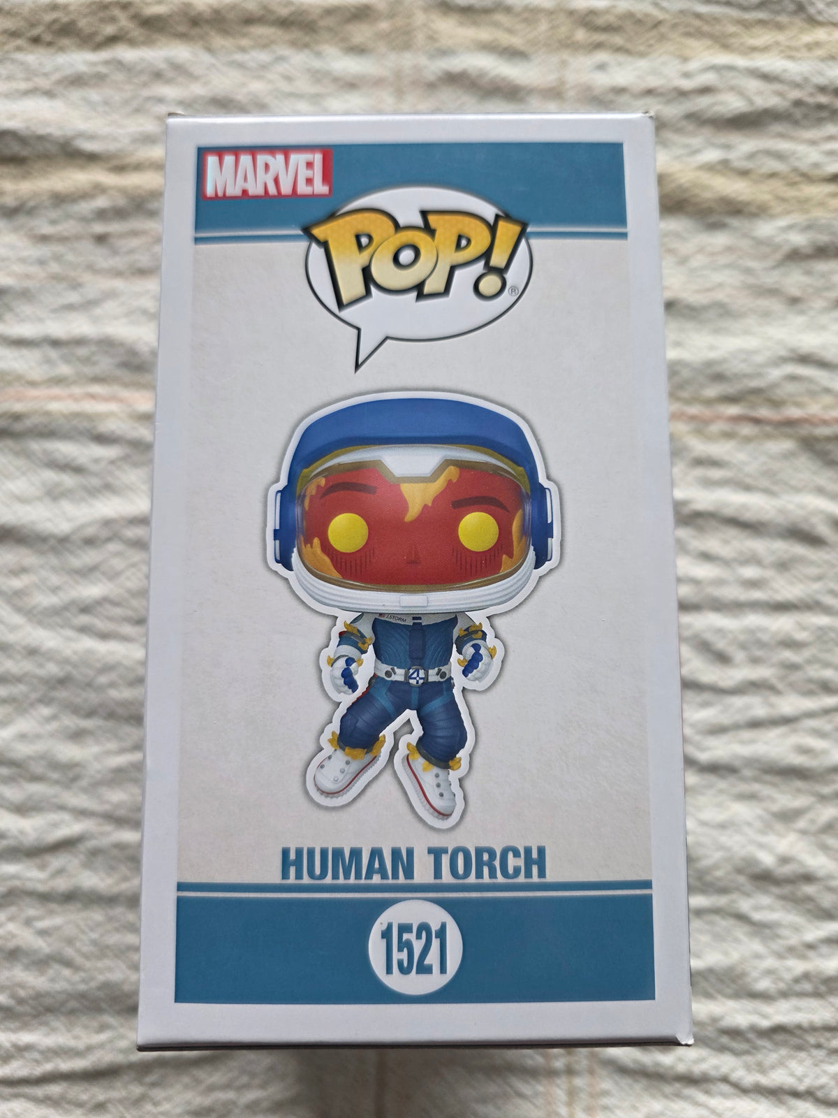 Funko Pop! Marvel Studios The Fantastic Four: First Steps Human Torch #1521 Bobblehead